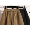 DIMANAF Plus Size 2025 New Winter Women Shorts Pants Thick Loose Casual Short Pants Elastic Waist Fashion Lady