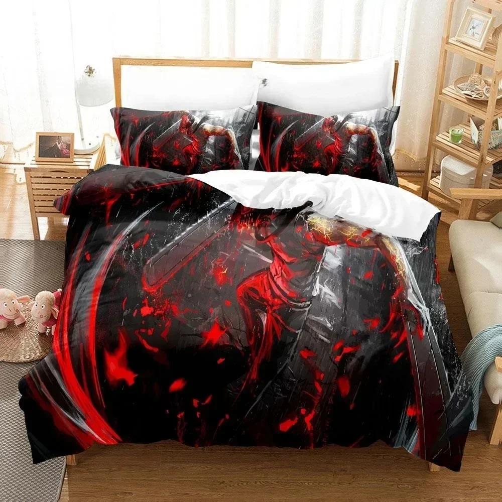 Chainsaw Man 3D Duvet Cover Sets Comforter Bed Linen Kids Bedding Set Japan Anime Twin Queen King Single Size Gift