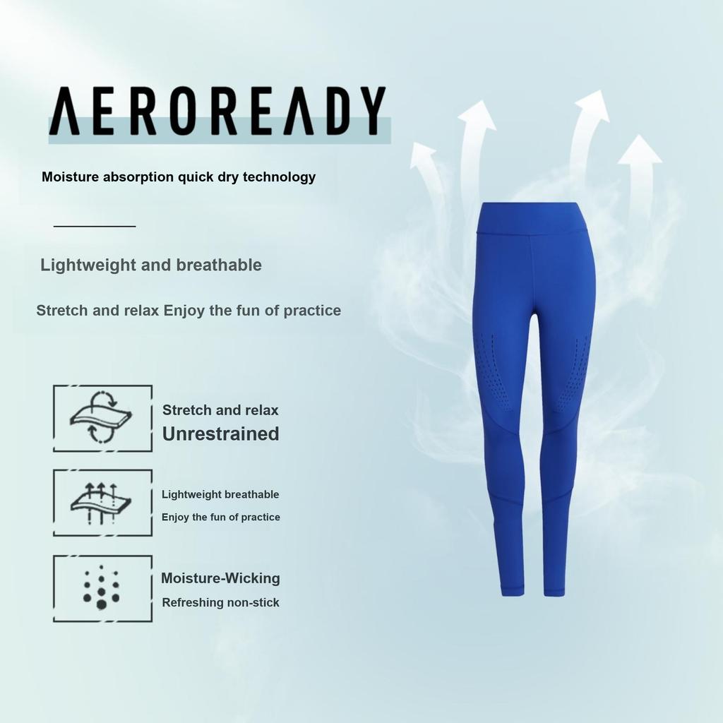 adidas X Stella McCartney Collaboration Solid High-Tail Stretch Training Брюки женские Брюки Синие HB6071