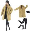Multistyles Doll Clothes Winter Wear Plush Overcoat  For 11.5 Inch 30cm Dolls/for 1/6 Bjd Dolls