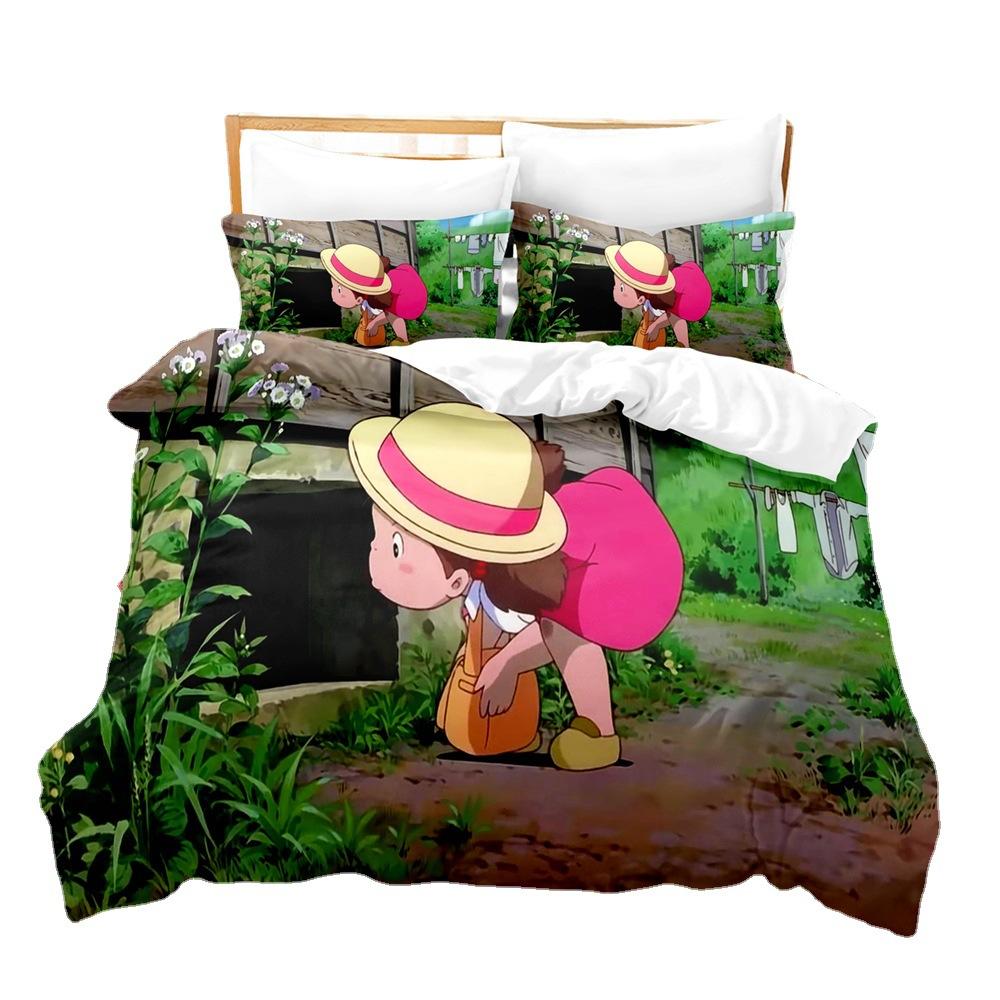 Миядзаки Хаяо Унесенные призраками комплект постельного белья одеяло Тоторо Studio Ghibli пододеяльник одеяло постельное белье детская кровать для мальчиков