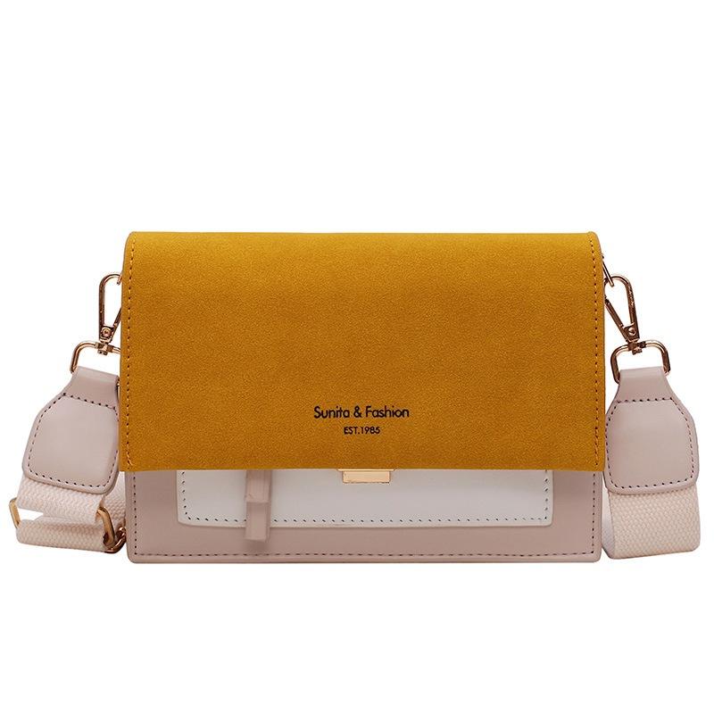 IELGY Casual Messenger Bag Women's Tide Korean Wild Fashion Simple Shoulder Small Square Bag
