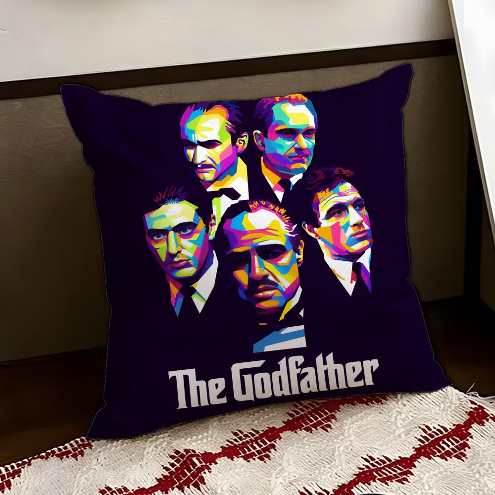 The GGodfather Movie Cushion Cover Reversible Soft Durable Pillow Cover Home Car MultiScene Use for Daily Comfort