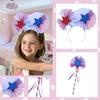 Independence Day Party Dress Props Blue, White And Red Hairbands, Five-pointed Star Hair Accessories, Party Headbands