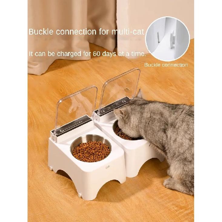 Smart Cat Bowl Intelligent Lid Opening Pet Bowl Infrared Sensor Cat Dog Food Feeder Anti-mouse Pet Food Dispenser Cats Supplies