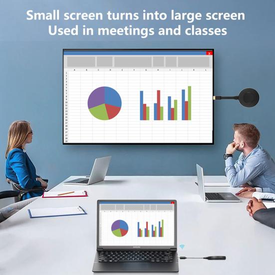 Беспроводной высокоскоростной передатчик и приемник Yousheng 4K/1080P 60 Гц двухрежимный удлинитель для зеркалирования экрана для ноутбука, ПК, телефона, телевизора, проектора, дальность 50 м