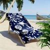 Nautical Starfish and Coral Pattern Beach towel quick-drying for travel outdoor sports jogging beach and swimming