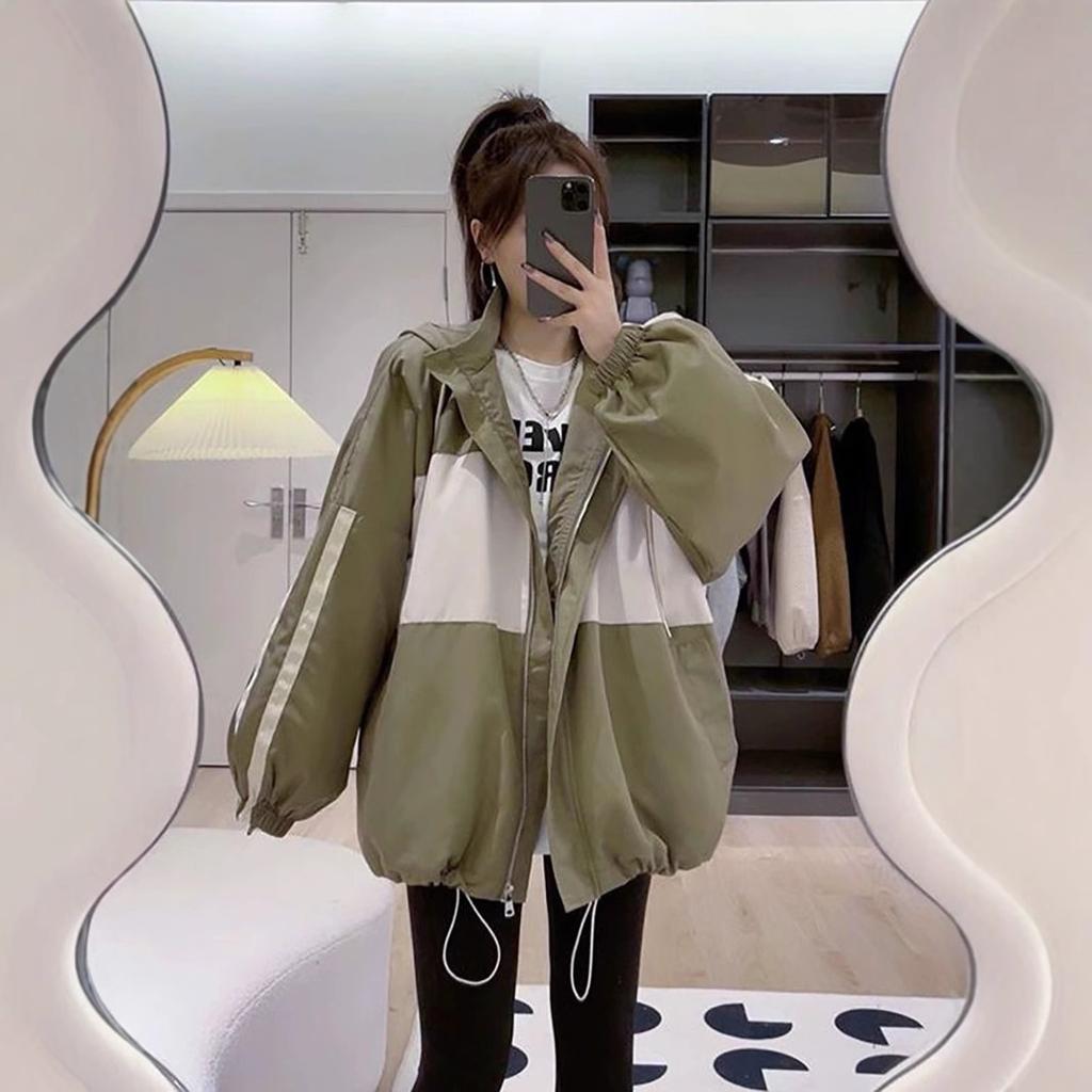 European Station Fashion Thickened Padded Autumn and Winter New Loose Hooded Jacket Casual Padded Sports Baseball Uniform