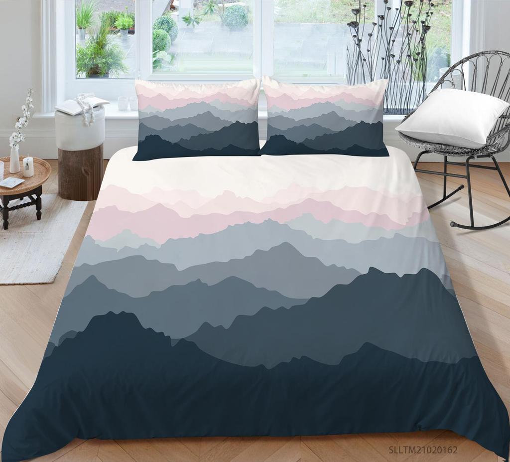 Scenery Duvet Cover 3D Printing Soft Bedding Cover Queen Single Size Luxury Home Textiles Girl Woman Bed Set Gift