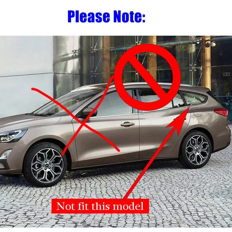 Для Ford Focus 2019-2025 Седан Хэтчбек Авто Задняя Жалюзи Окна Боковая Крышка Жалюзи Накладка Наклейка Вентиляционное Отверстие Совок АБС Углеродное Волокно Авто