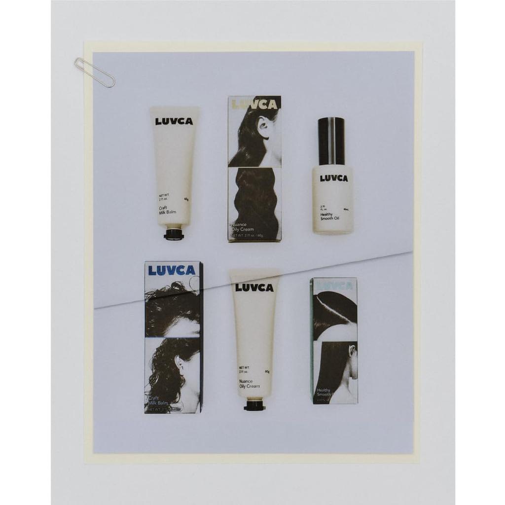 LUVCA Craft Milk Balm 60g Hair Balm Hair Wax for Perms and Curly Volume Contains Moisturizing Ingredients Derived from Skincare Hair, Control,