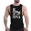 Men'S Clothing Fashion Casual Street Sleeveless Vest Crewneck Comfortable Breathable English Letter Printed Quick-Drying Top