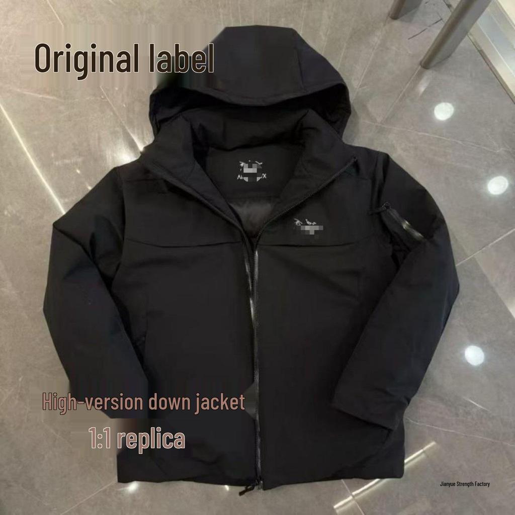 Высококачественная зимняя легкая пуховая куртка для активного отдыха - ветрозащитная, водонепроницаемая, теплая и модная для мужчин и женщин