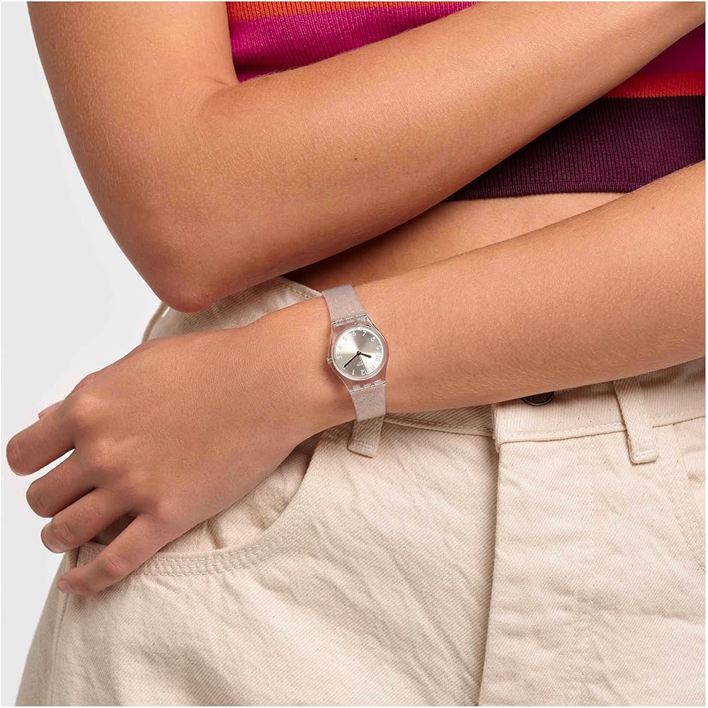 Часы унисекс Swatch Lady SILVER GLISTAR TOO LK343E (Аутентичный импорт)