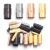 Stainless Steel Magnetic Clasps Bracelet Cord End Caps Connectors For Leather Bracelet Necklace Craft Jewelry Making Supplies
