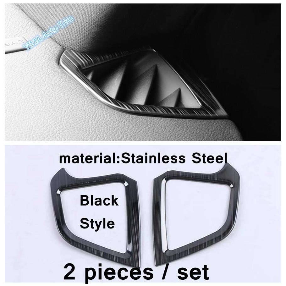Black Car Glass Switch / Door Handle Bowl / Glove Box / Air AC Outlet Accessories Cover Trim For Cadillac CT5 CT5-V - 2024