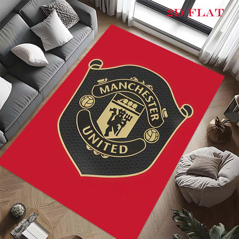 Raw MUFC Passion Carpet Rug for Living Room Bedroom Home Sofa Decoration,Kids play Nonslip Floor Mat