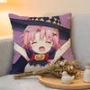 Cushion Cover  Linen  SkinFriendly Soft Decorative Case For Sofa Home Decor Kwaii Anime Cute SSchoolLives Pillow cover