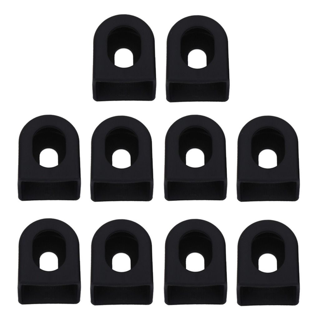 10PCS Soft Cycling Crank Boot Protectors Silicone Crank Arm Protectors  Mountain Bike