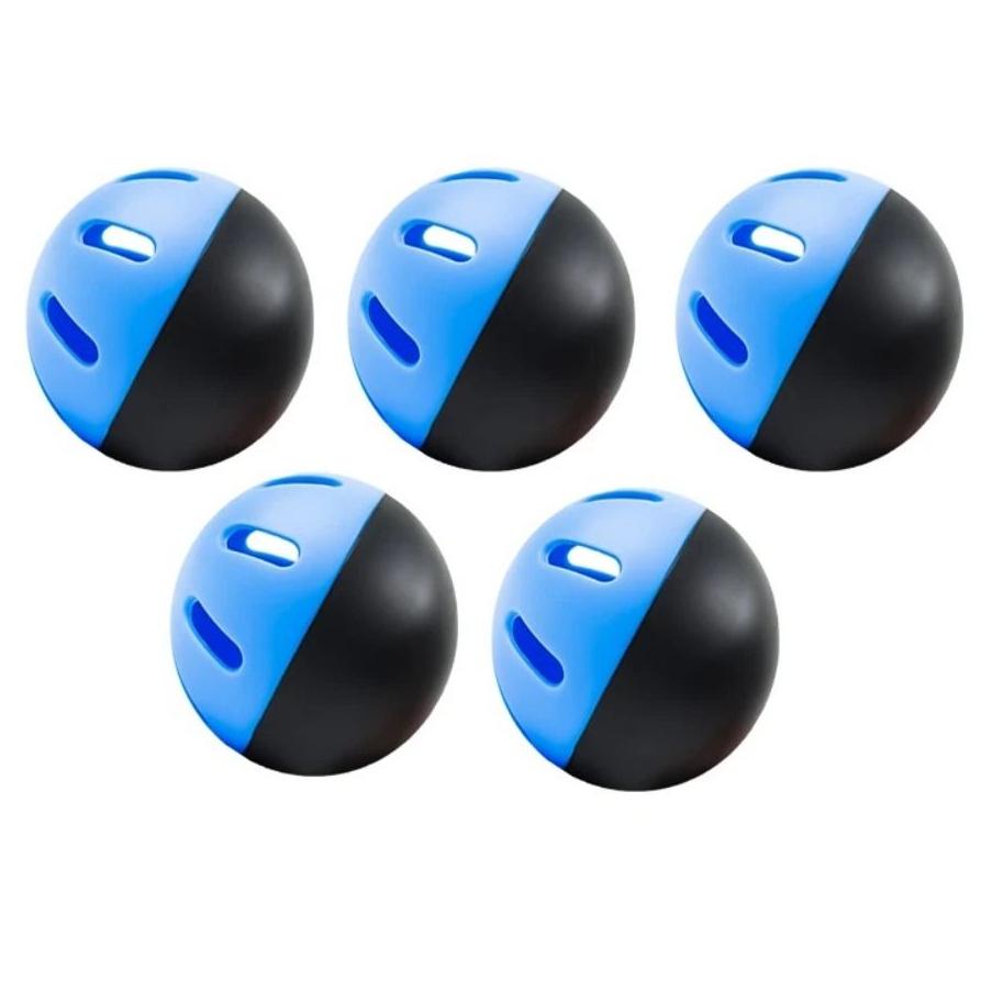 5PCS 74MM Airflow Balls Hollow Hole Softballs Plastic Baseball Practice Balls  Indoor
