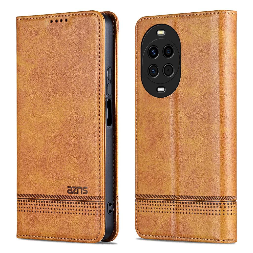 AZNS Чехол для Huawei nova 14 5G Кошелек-чехол для телефона из ПУ кожи с текстурой коровьей кожи