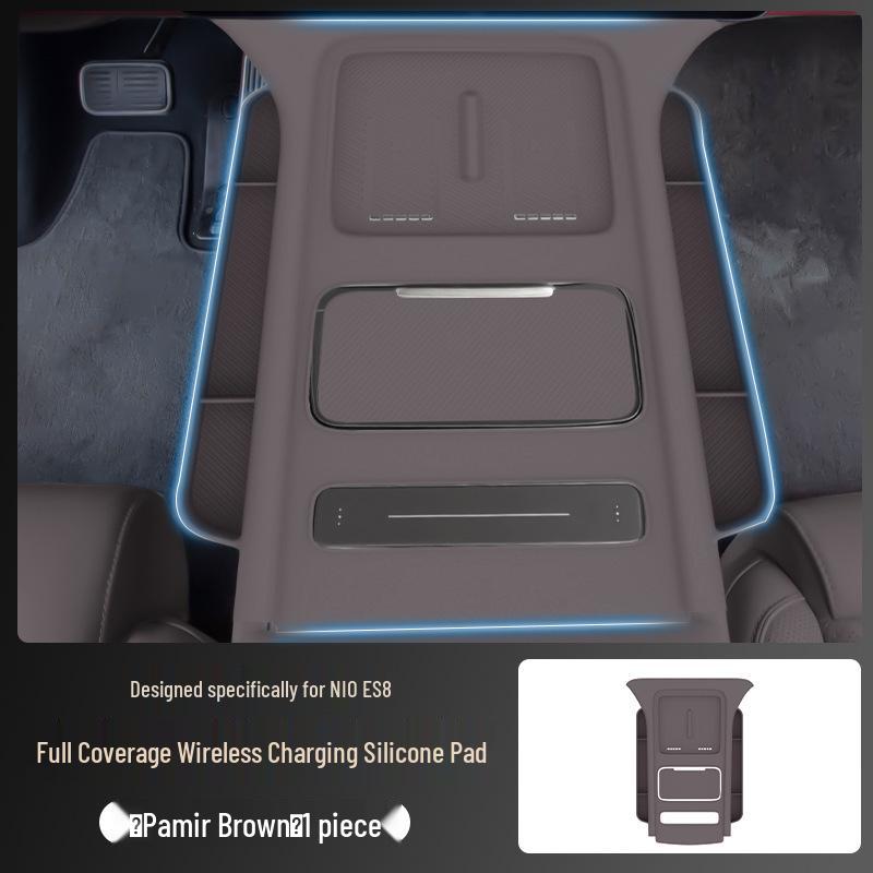 Nio ES8 Central Control Wireless Charging Silicone Pad with Pocket Protection – Fits 26 Models