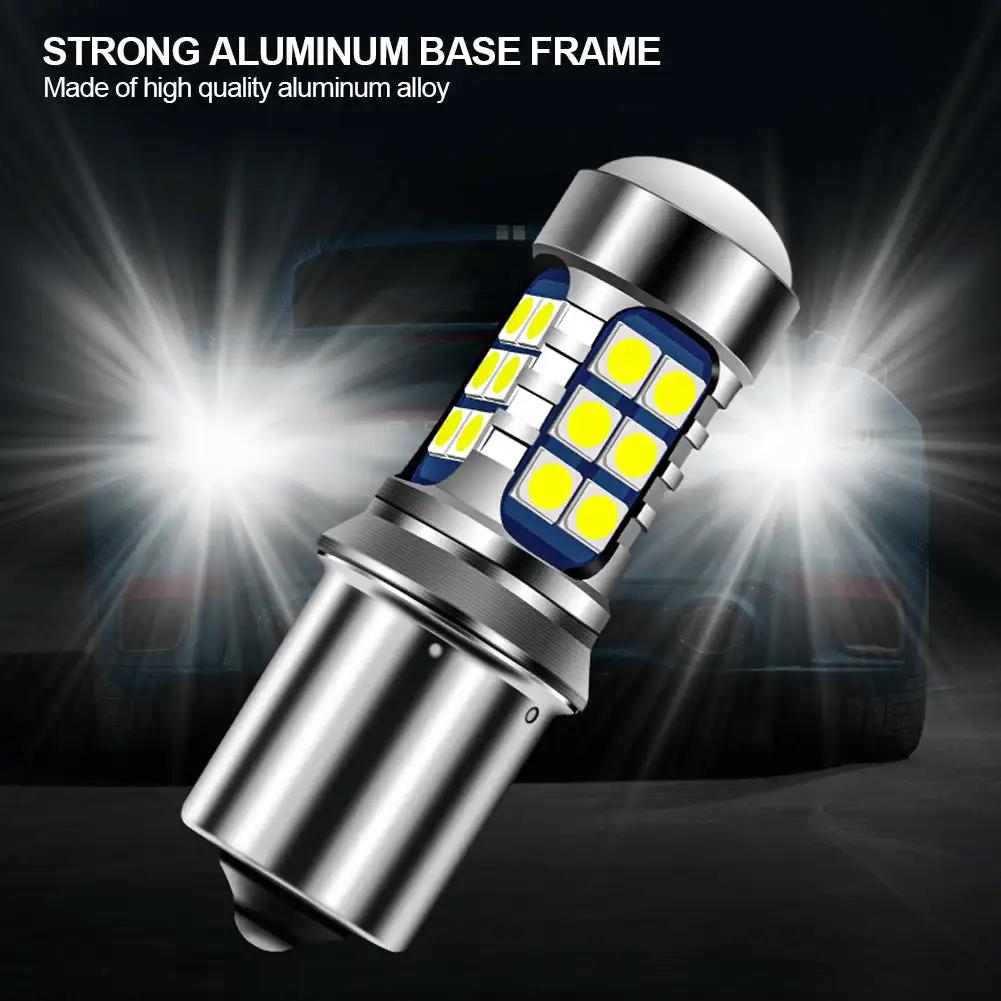 1x Автомобильный светодиодный фонарь T15 W16W 1156 BA15S P21W T20 7443 7440 W21/5W 3157 3156 P27/5W светодиодный фонарь заднего хода дневного света