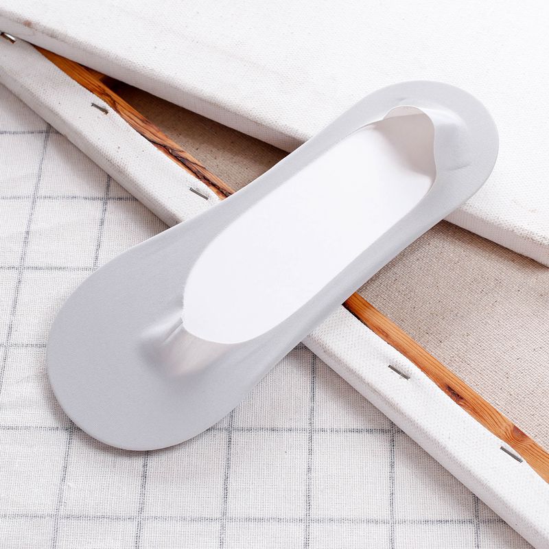 Летние сетчатые дышащие низкие носки, мужские силиконовые нескользящие невидимые носки, повседневные однотонные носки из ледяного шелка