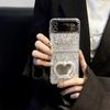 Прозрачный чехол для телефона Samsung Zfold6 Складной экран Zflip5 Раскладушка Galaxy Кошка Коготь Зеркало