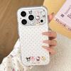 Милый белый чехол Sanrio KT для iPhone 17 Pro 16 Pro 15 Pro Max, роскошный, высококачественный, противоударный, защитная задняя крышка