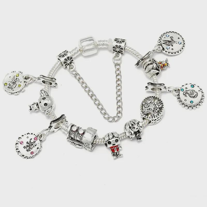 Браслет из бисера Panjia Harry Movie Cartoon Charm DIY для мужчин и женщин
