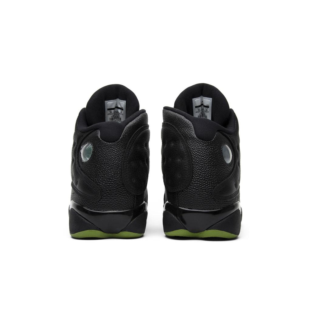 Air Jordan 13 Retro 'Altitude' 2017 (Unisex) Black / Altitude Green Vintage Basketball Shoes 414571 042