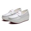 Women Platform Wedges Casual Shoes Loafers Soft Nurse Work Shoes Breathable Comfortable Non-slip White Nursing Shoes