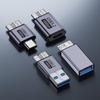 Адаптер для передачи данных USB-A/Type-C на Micro B 7,5 Вт Конвертер для передачи данных USB3.1 Gen2 10 Гбит/с для кабеля жесткого диска Мобильного телефона