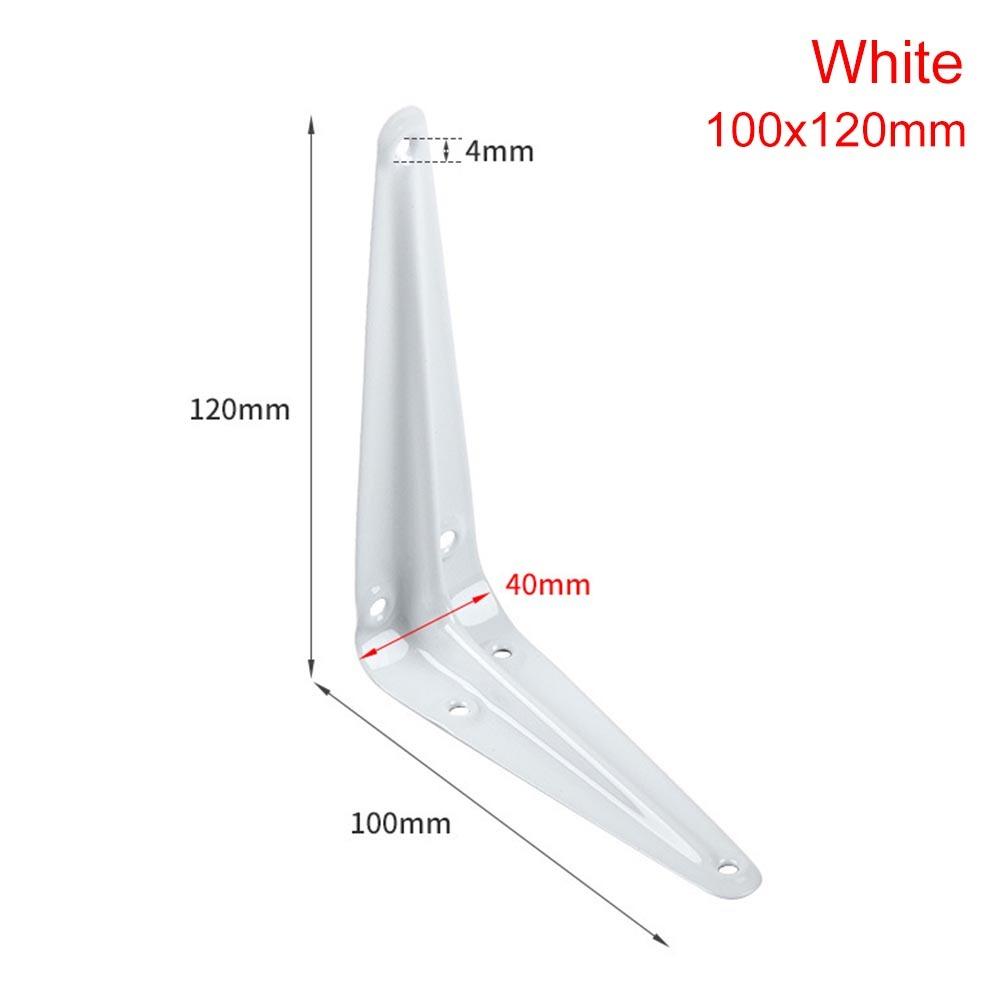 1 шт. Новый 4-14 дюймовый треугольный кронштейн-поддержка настенный подвесной L-образный монтажный кронштейн черный белый фиксированная полка угловая скоба