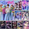 5D Алмазная мозаика Новая K-pop Фильм Аниме Алмазная живопись 5d Сделай сам Руми Мира Зои Мультяшная девочка Схема для вышивки крестом Мозаика Рождество Домашний декор