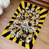 1pc Hanshin Tigers logo Print Area Rug - Soft,Washable Non-Slip Indoor Mat for Office Chairs,Living Room,Home Office Decorative Rug