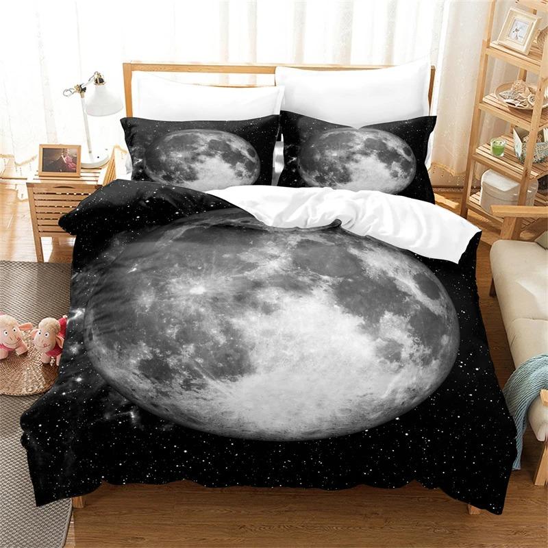 Красивый комплект постельного белья со звездным небом, комплект пододеяльников, комплект постельного белья с 3D-печатью, комплект постельного белья размера «queen size», модный дизайн