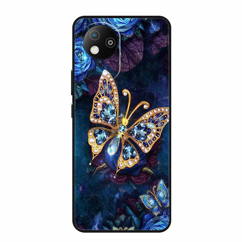 Чехол для ZTE BLADE A35 Lite Животные Мягкий Силикон ТПУ Чехлы для Телефона Задняя Крышка для ZTE BLADE A35Lite Ударопрочный Защитник Новый Capa