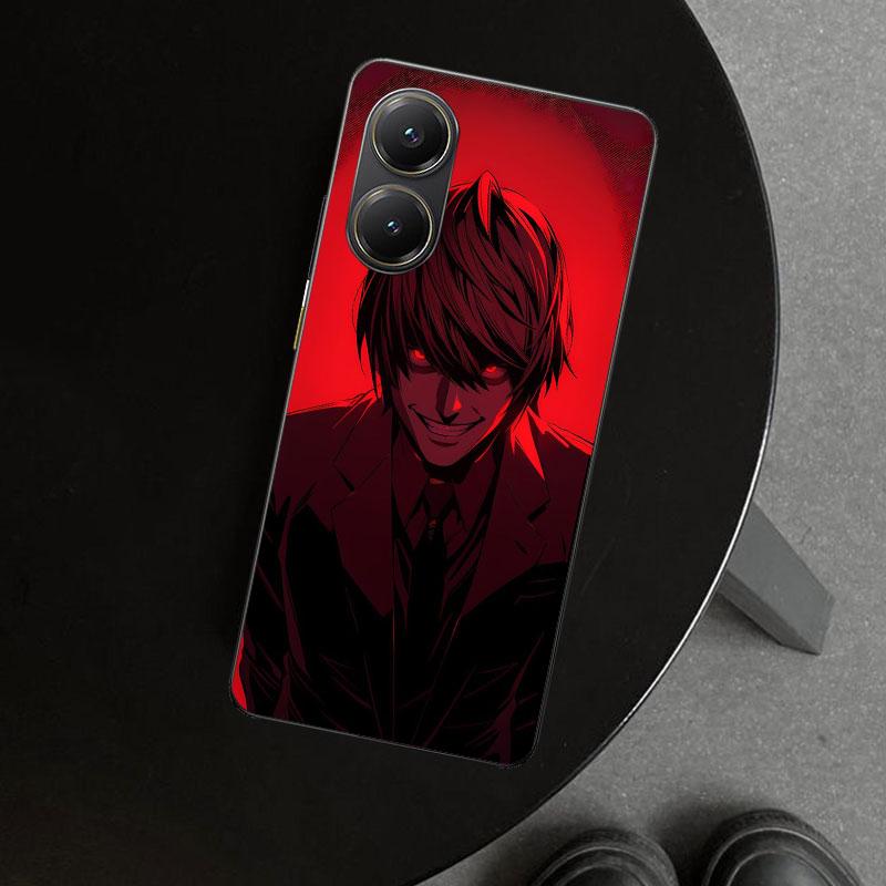Чехол-обложка N-Note D-Death Yagami Light для Xiaomi Poco X6 X5 X7 Pro F7 Ultra Redmi 15C 15 13C 13 12C 12 10C 10 10A 9C 9A 9
