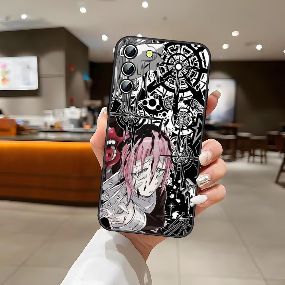 Чехол для телефона S-Soul Eater для S25 Samsung S26 S24 Ultra S22 S23 S20 Fe S21 Plus A54 A34 A16 A53 Задняя крышка