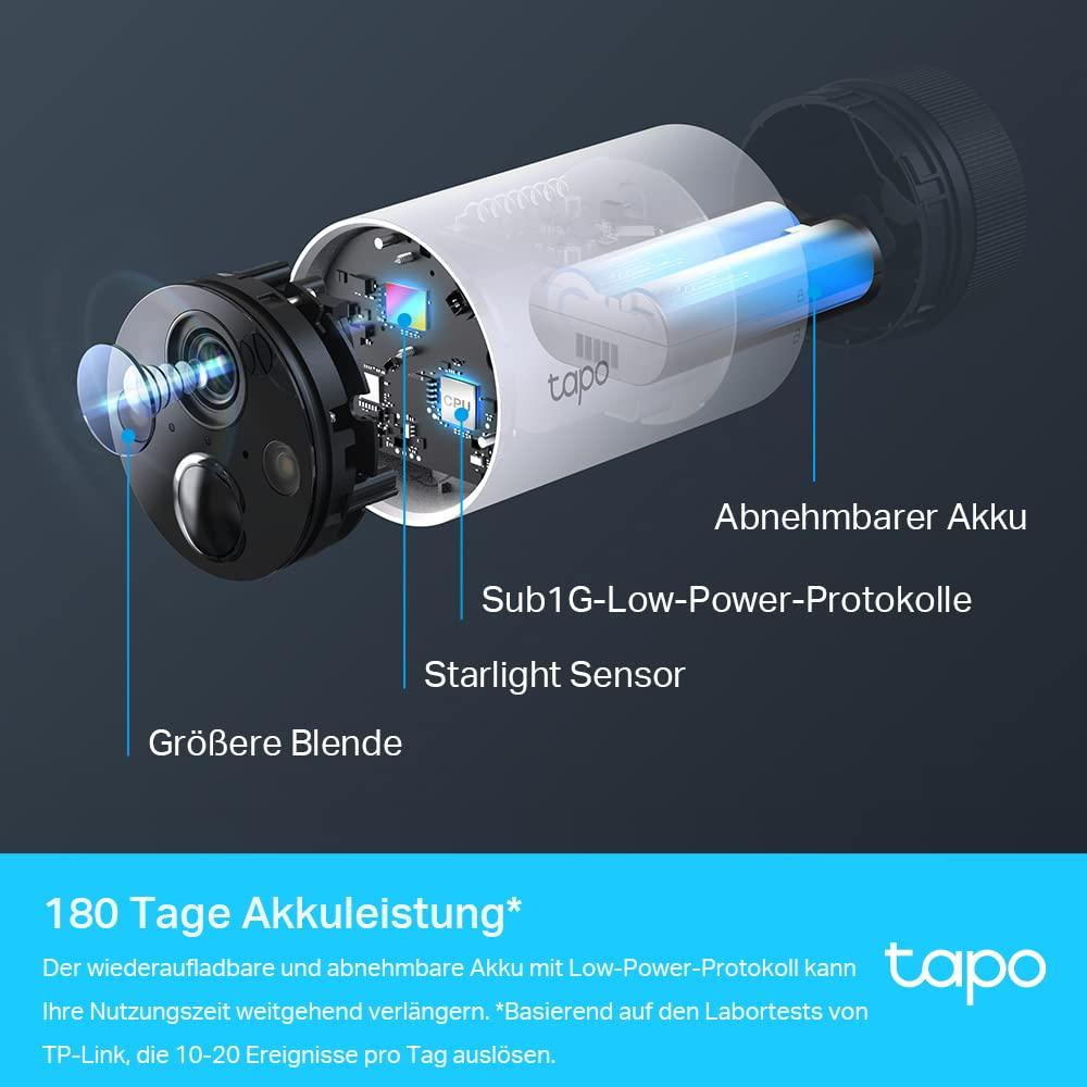 Полностью беспроводная сетевая камера для наблюдения за домашними животными 2K QHD с подсветкой, возможностью голосового вызова, дополнительным интеллектуальным концентратором H200 Tapo C420 TP-Link