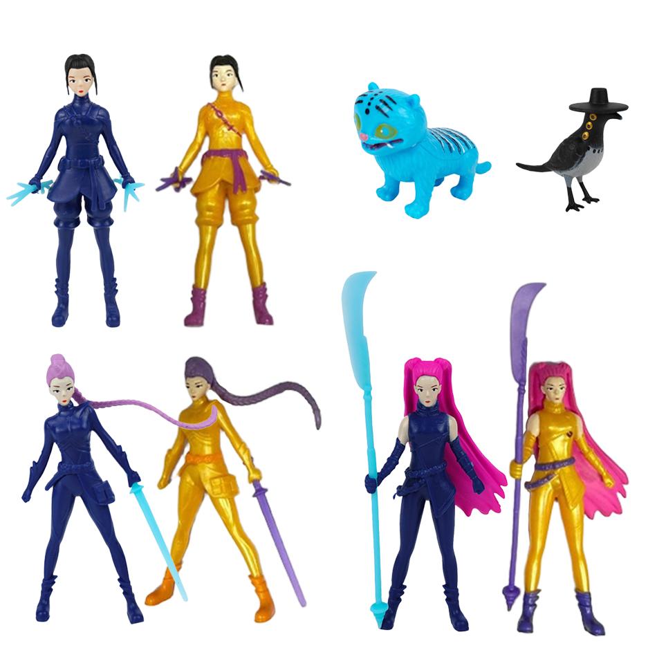 5pcs/Set Action Figure 9pcs/Set Toy Derpys Tiger Rumi Mira Zoey Sussy Figurine Doll For Fans Gift