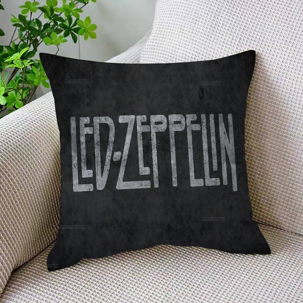 Классическая наволочка с логотипом группы Led Zeppelin для спальни, комнаты и дивана в гостиной, декоративная наволочка для подушки