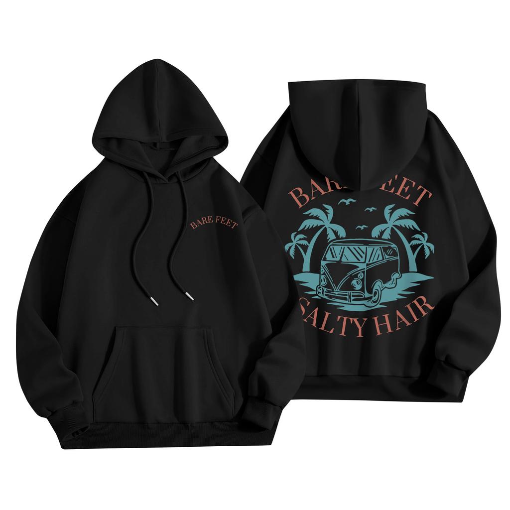 Женская мода, женский легкий пуловер с длинными рукавами и карманами, толстовка с капюшоном в стиле консервативного стиля