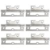 6PCS Stainless Steel Hinge Mute Door Window Flat Open Hinge Furniture Hardware Accessories