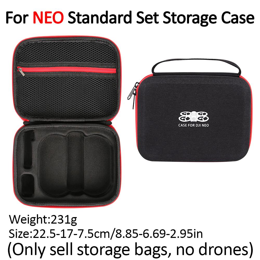 For DJI NEO Drone Carrying Case - Portable Protective Hardshell Storage Bag with Zipper Closure for DJI NEO - Waterproof