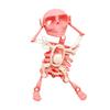 3D Printing Dancing Skeleton Ornament Interesting Mini Skull With Light Home Decorations Halloween Gifts For Kids