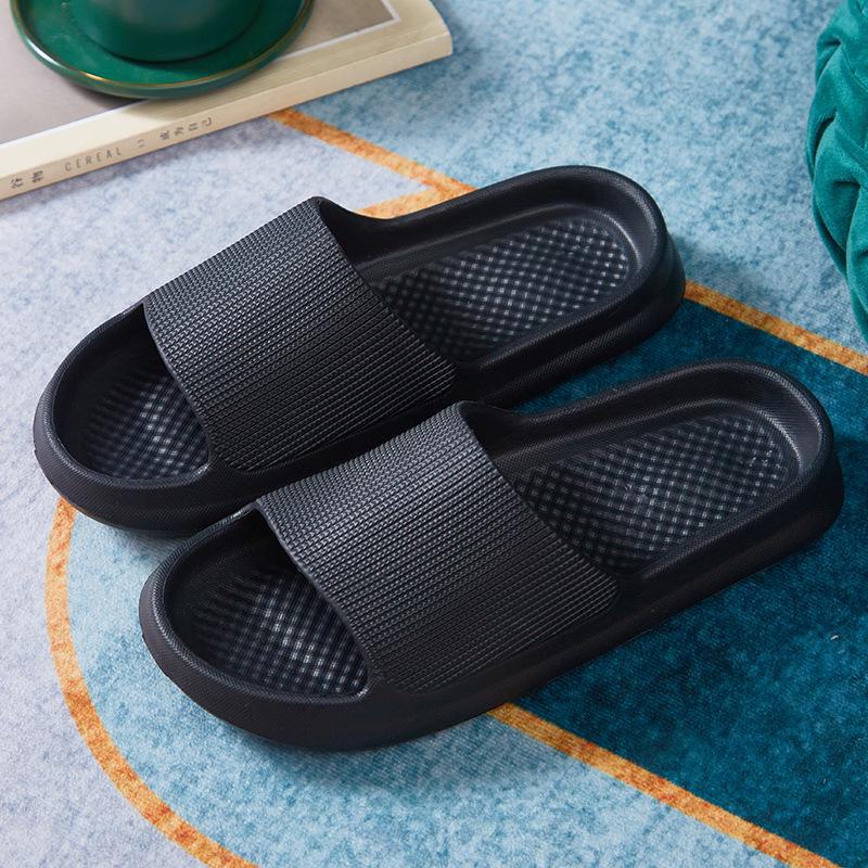 Женские летние тапочки-дезодоранты с нескользящей подошвой - Мягкие домашние сандалии для пар
