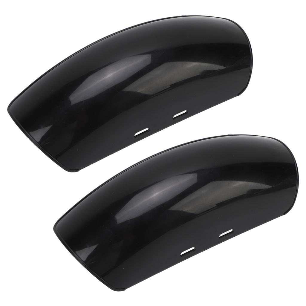 1 пара электрических брызговиков для инвалидной коляски, глянцевый черный, устойчивый к царапинам, сменный комплект брызговиков для инвалидной коляски